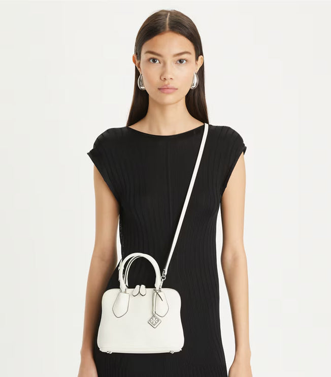 Tory Burch Women's Mini Swing Satchel White