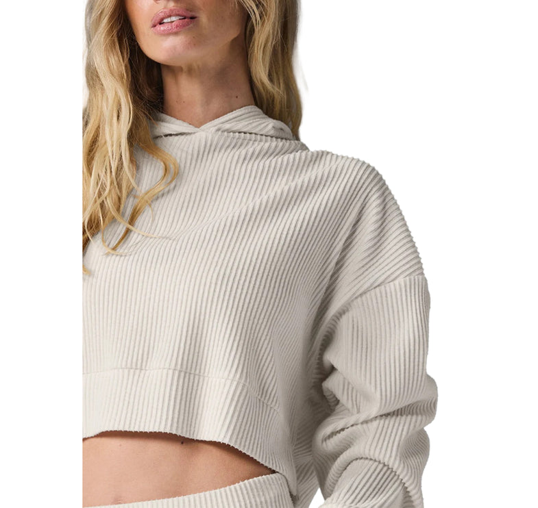 alo Women's Muse Hoodie Ivory