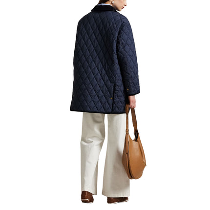 Polo Ralph Lauren Women's Quilted Barn Jacket Navy