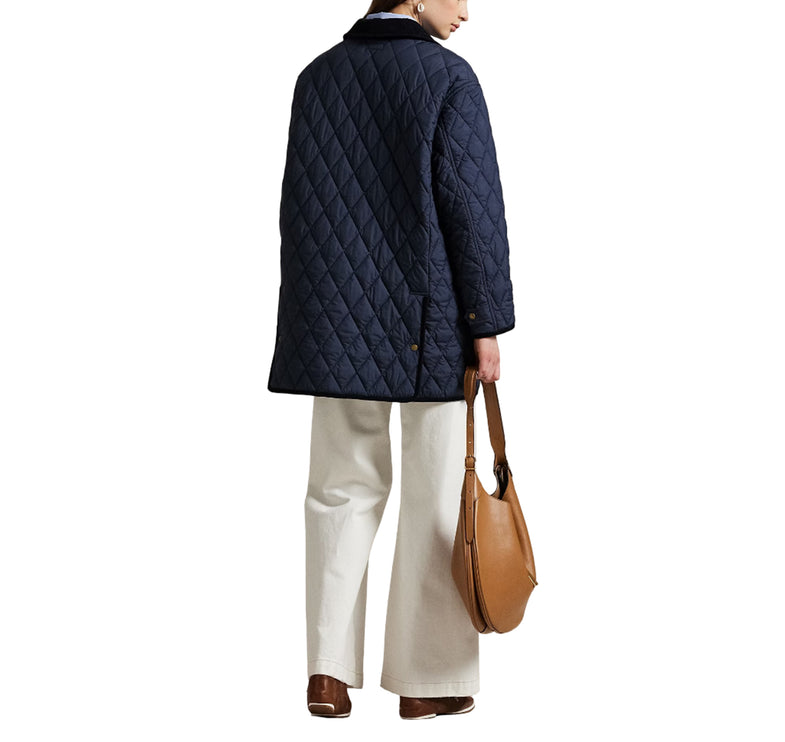 Polo Ralph Lauren Women's Quilted Barn Jacket Navy