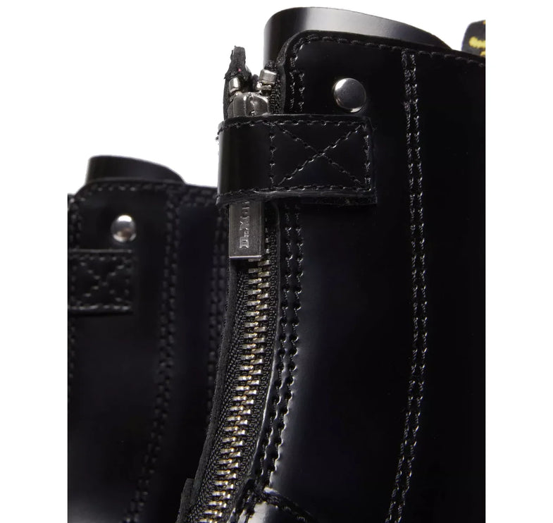 Dr. Martens Women's Jetta Hi Max Buttero Leather Platform Boots Black