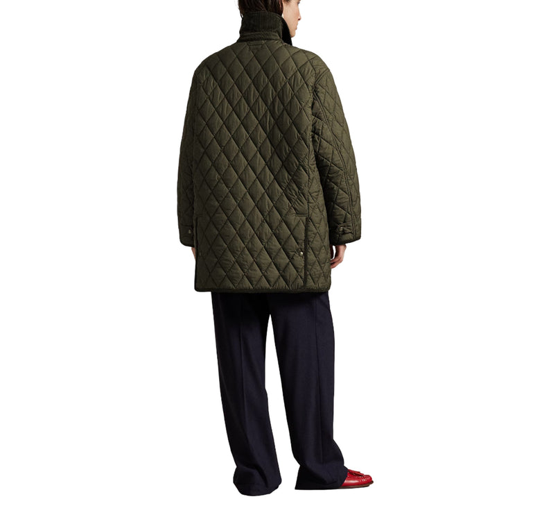 Polo Ralph Lauren Women's Quilted Barn Jacket Ranger Green
