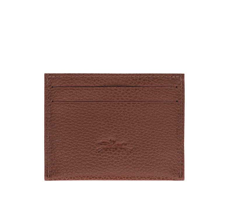 Longchamp Women's Le Foulonné Card Holder Coffee