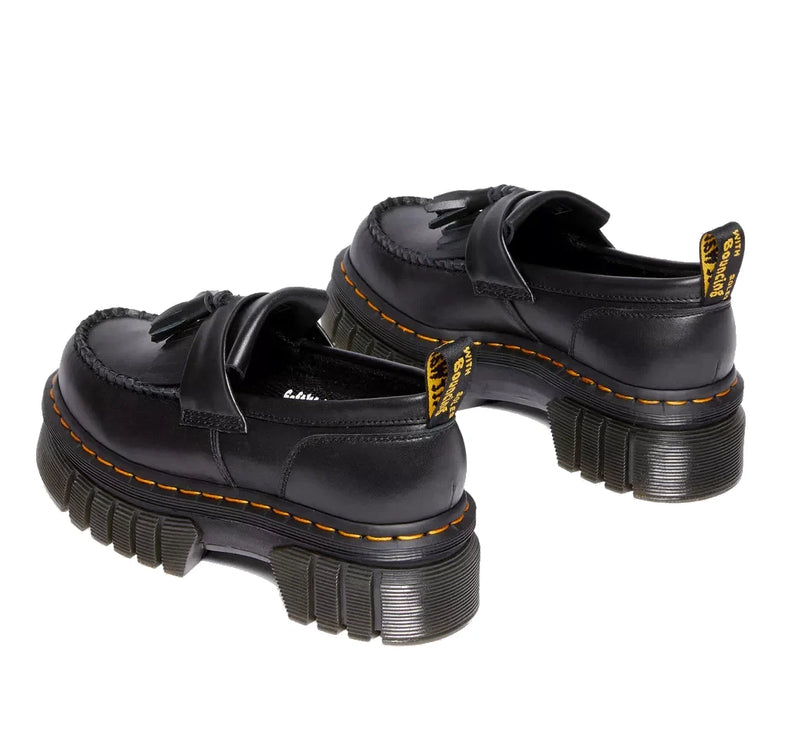Dr. Martens Women's Audrick Nappa Lux Platform Loafers Shoes Black