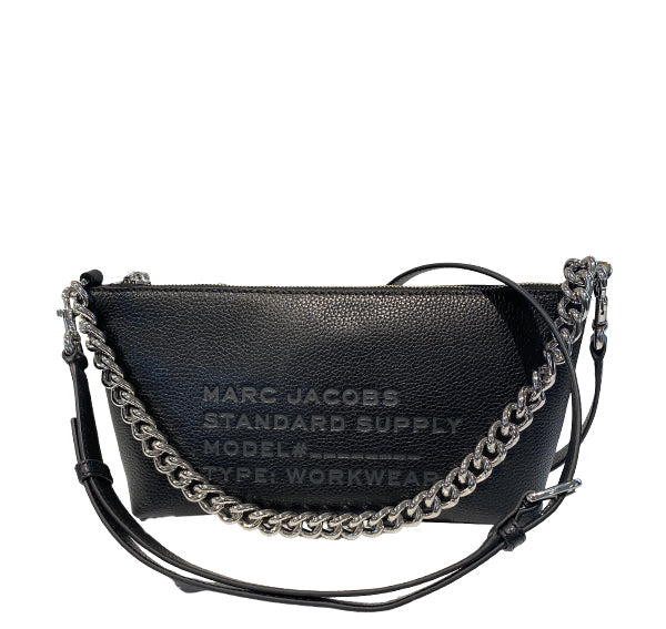 Marc Jacobs Women's Standard Supply Leather Crossbody Bag Black