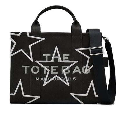 Marc Jacobs Women's The Star Canvas Medium Tote Bag Black