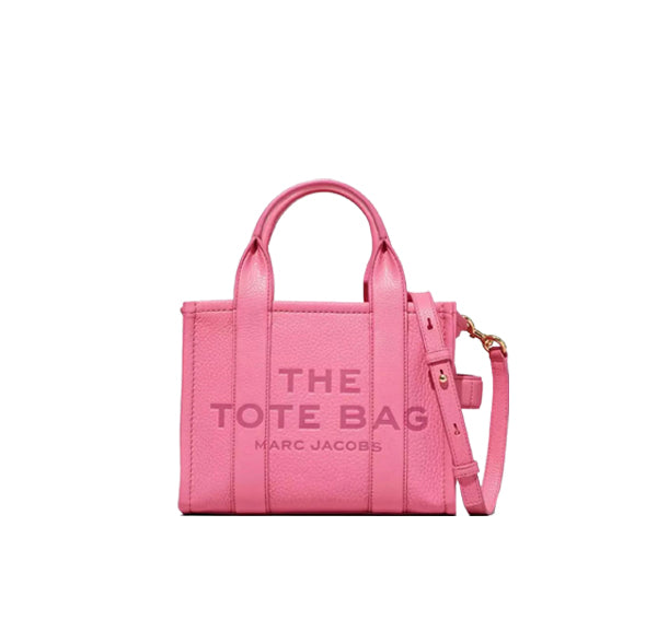 Marc Jacobs Women's The Leather Crossbody Tote Bag Candy Pink