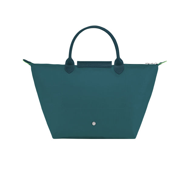 Longchamp Women's Le Pliage Green M Handbag Peacock