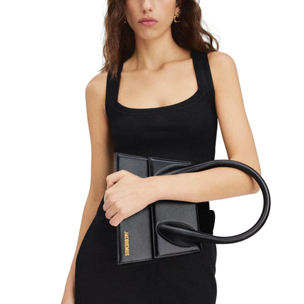 Jacquemus Women's Le Chiquito Grand Bag Black/Gold