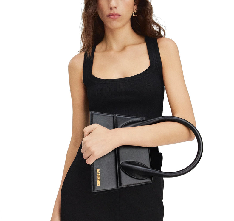 Jacquemus Women's Le Chiquito Grand Bag Black/Gold