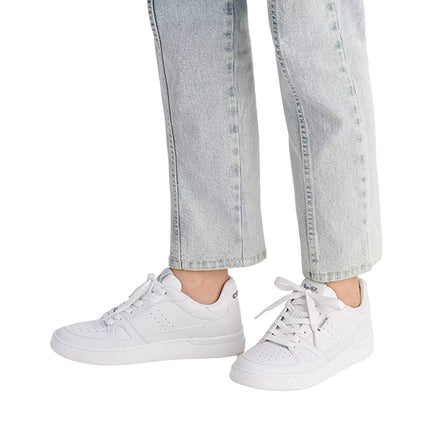 Coach Women's Clip Court Low Top Sneaker Optic White