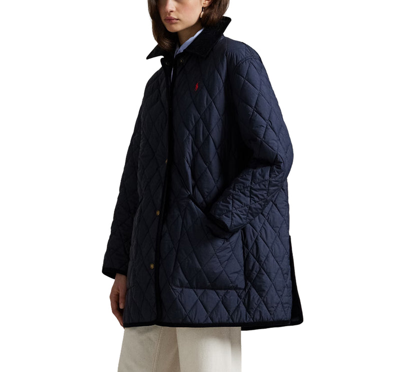 Polo Ralph Lauren Women's Quilted Barn Jacket Navy