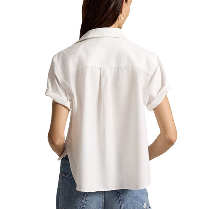 Polo Ralph Lauren Women's Cotton Oxford Short-Sleeve Shirt White