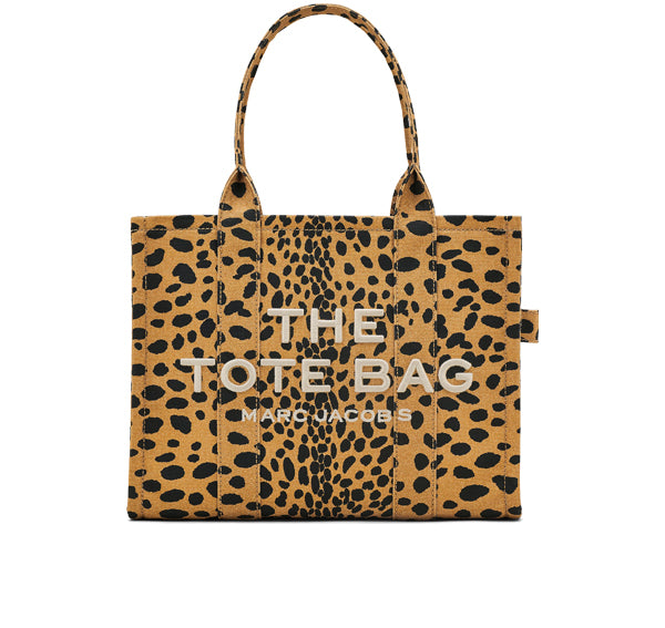 Marc Jacobs Women's The Cheetah Canvas Large Tote Bag Animal Print