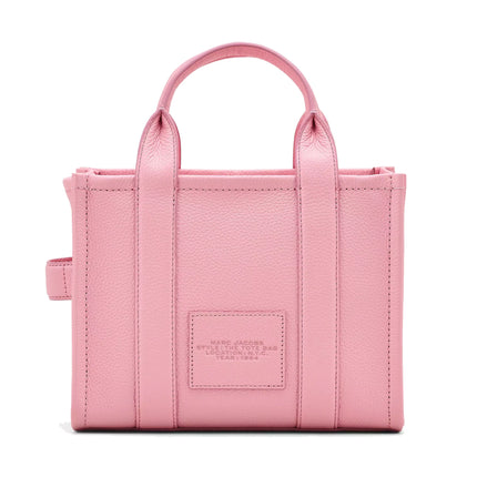 Marc Jacobs Women's The Leather Small Tote Bag Ribbon Pink - Hemen Kargoda