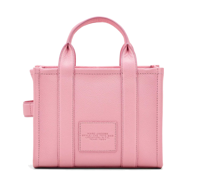 Marc Jacobs Women's The Leather Small Tote Bag Ribbon Pink - Hemen Kargoda