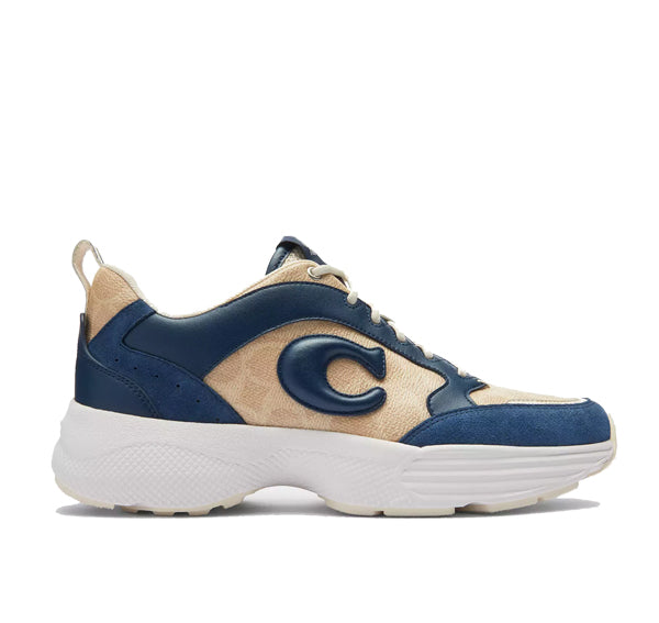 Coach Women's Strider Sneaker In Signature Canvas Marine