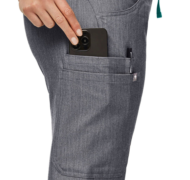 FIGS Women's Kade Cargo Scrub Pants Graphite