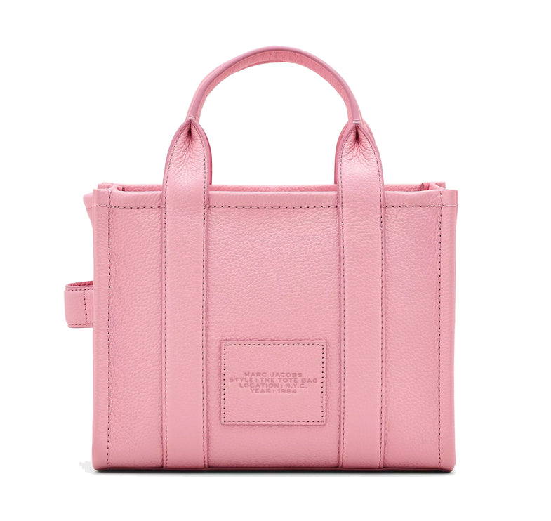 Marc Jacobs Women's The Leather Small Tote Bag Ribbon Pink