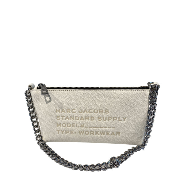 Marc Jacobs Women's Standard Supply Leather Pouchette Shoulder Bag Cotton