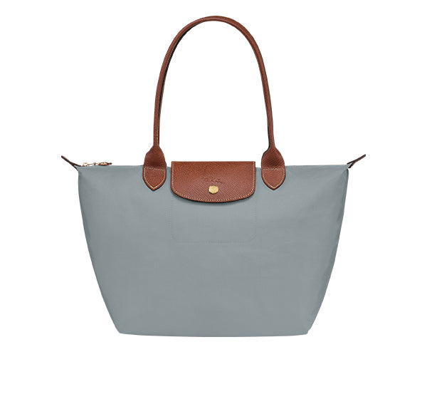 Longchamp Women's Le Pliage Original M Tote Bag Steel