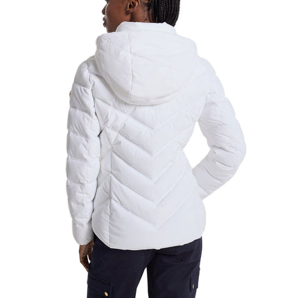 Michael Kors Women's Packable Quilted Puffer Jacket White