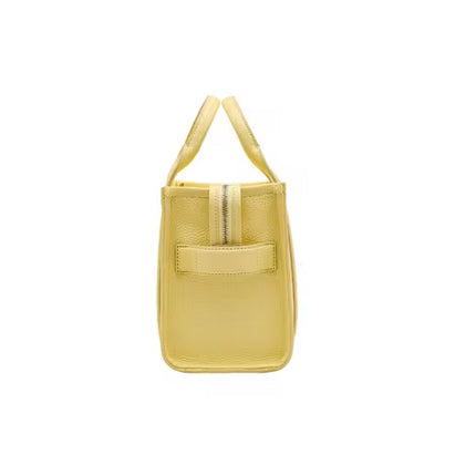 Marc Jacobs Women's The Leather Small Tote Bag Custard