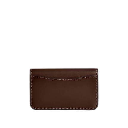 Coach Women's Essential Slim Card Case Brass/Maple