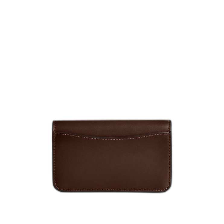 Coach Women's Essential Slim Card Case Brass/Maple