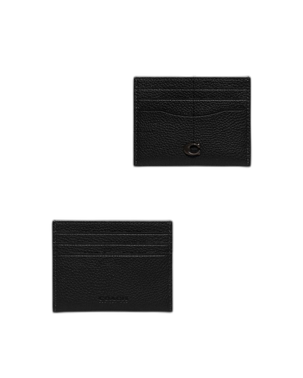 Coach Women's Card Case Black