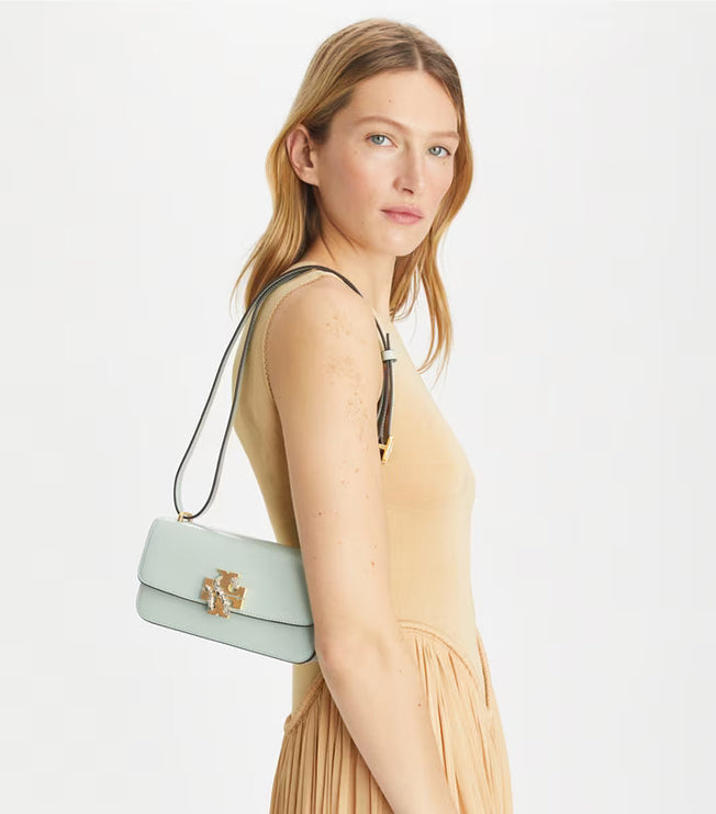 Tory Burch Women's Small Eleanor Rectangular Bag Mint