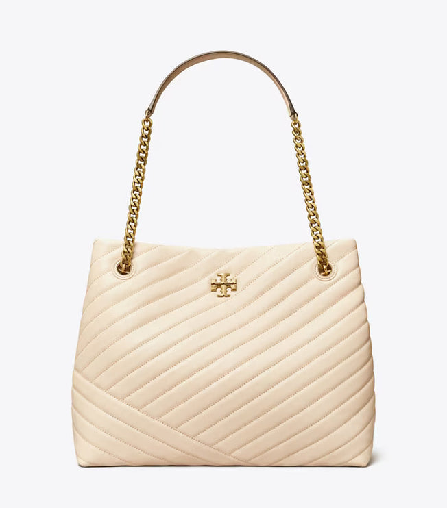 Tory Burch Women's Kira Chevron Tote New Cream
