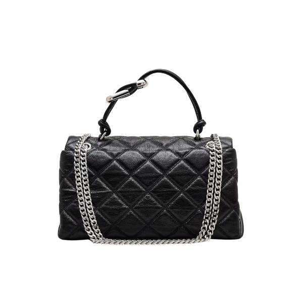 Marc Jacobs Women's The Quilted Dual Convertible Shoulder Bag Black