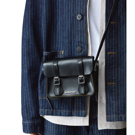 Dr. Martens 7 Inch Leather Crossbody Bag Black