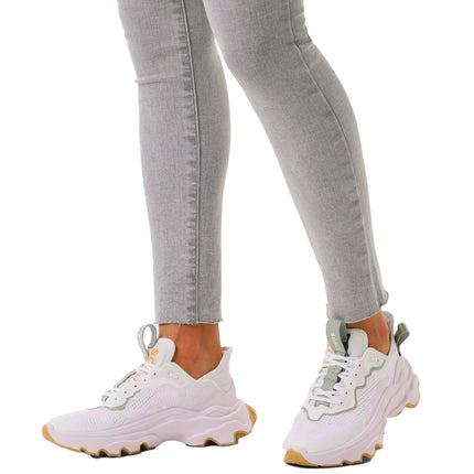 Sorel Women's Kinetic Breakthru Day Lace Sneaker Dreamy/ White