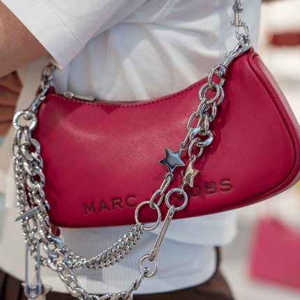 Marc Jacobs Women's The Star Charm Shoulder Bag Lipgloss Pink
