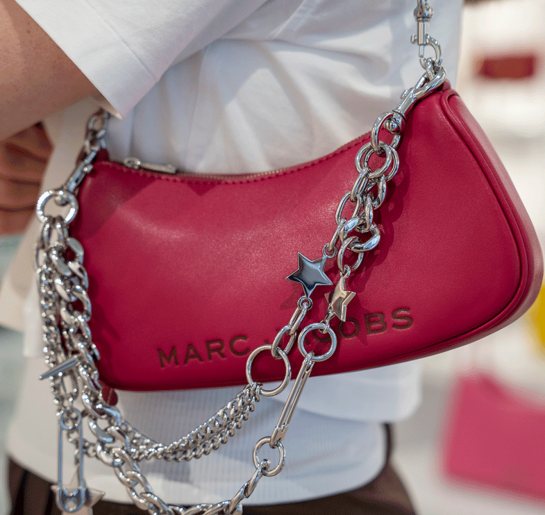 Marc Jacobs Women's The Star Charm Shoulder Bag Lipgloss Pink