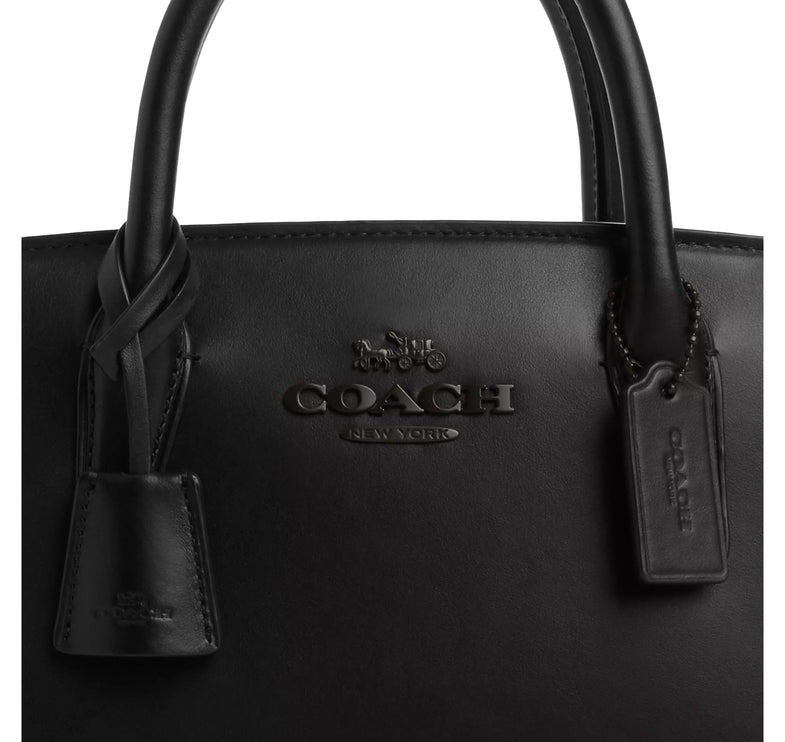 Coach Women's Andrea Carryall Black Copper/Black