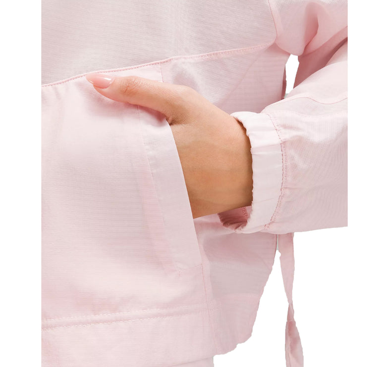 lululemon Women's Lightweight Woven Side Snap Anorak Flush Pink