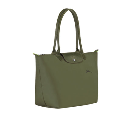 Longchamp Women's Le Pliage Green L Tote Bag Forest