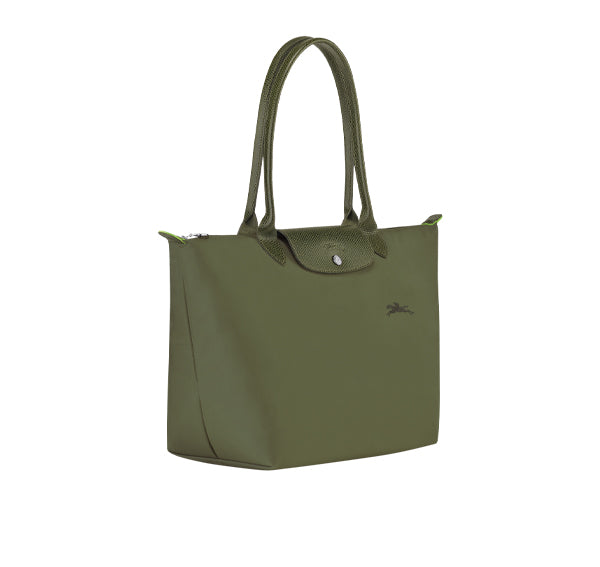 Longchamp Women's Le Pliage Green L Tote Bag Forest