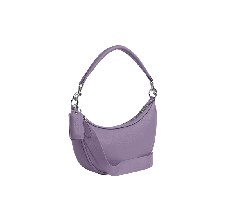 Coach Women's Aria Shoulder Bag Silver/Light Violet