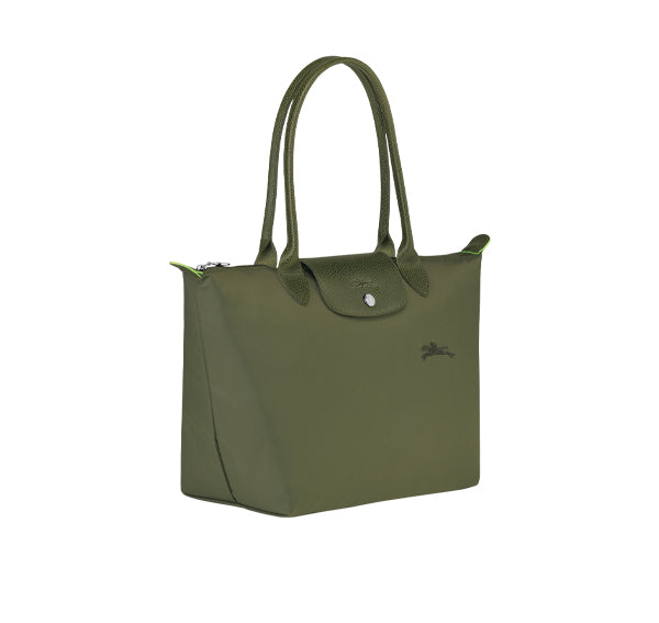 Longchamp Women's Le Pliage Green M Tote Bag Forest - Hemen Kargoda