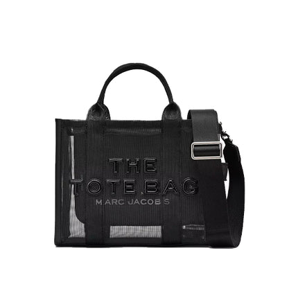 Marc Jacobs Women's The Mesh Small Tote Bag Blackout - Özel İndirim