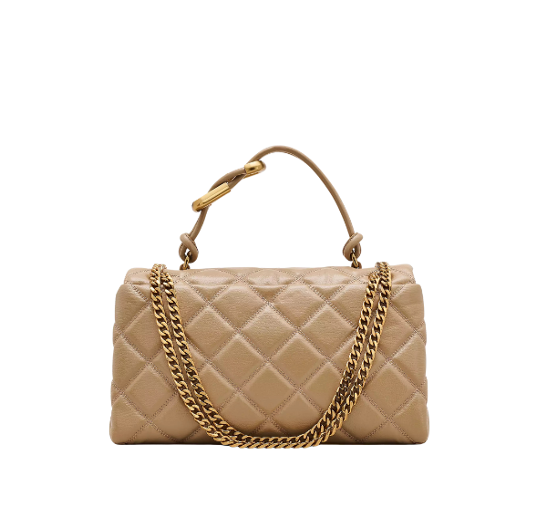 Marc Jacobs Women's The Quilted Dual Convertible Shoulder Bag Camel