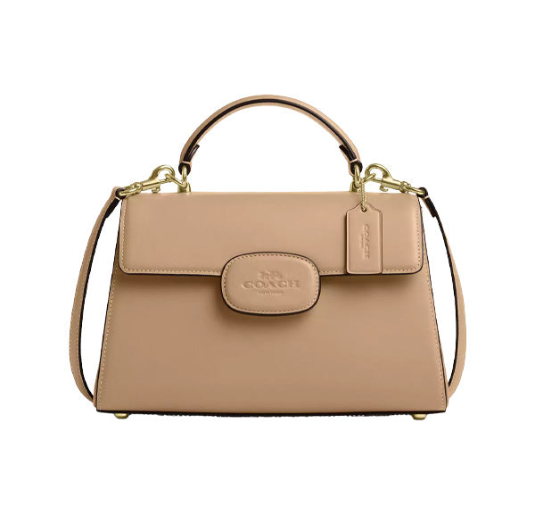 Coach Women's Eliza Top Handle Bag Gold/Tan