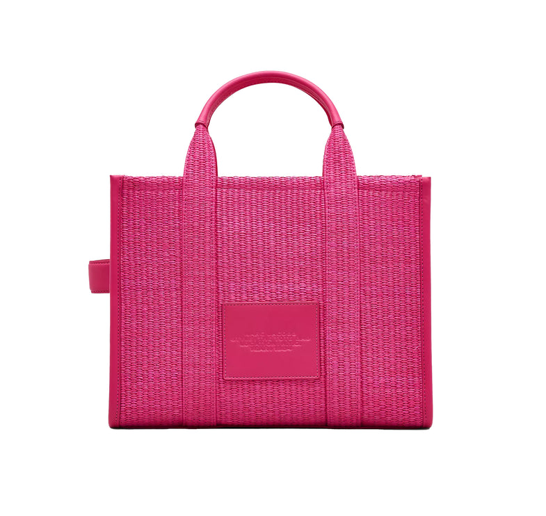 Marc Jacobs Women's The Woven Medium Tote Bag Hot Pink