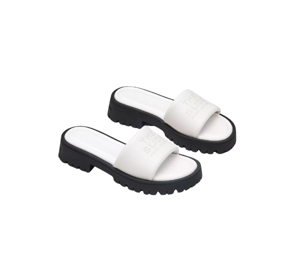 Marc Jacobs Women's The Lug Sole Slide Bright White