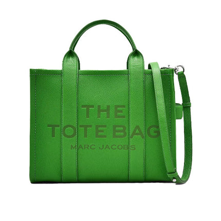 Marc Jacobs Women's The Leather Medium Tote Bag Kiwi