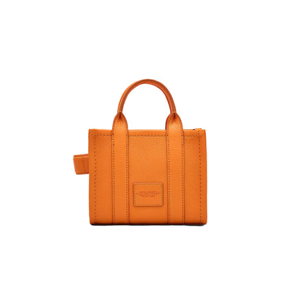 Marc Jacobs Women's The Leather Crossbody Tote Bag Tangerine